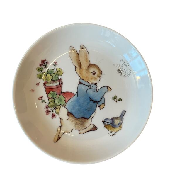 Beatrix Potter Peter Rabbit Assorted Appetizer Plates 6in Set of 4 Easter New - Picture 6 of 9